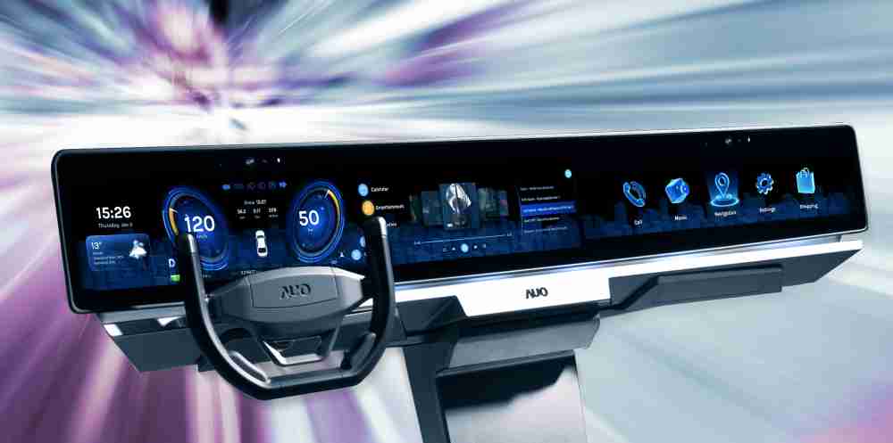 PG国际开拓前瞻显示技术创新应用，，，，结合优异整合设计能力，，，，开发智能车载FIDM Plus一体化显示方案，，，，让驾驶操作与车内娱乐体验再进化