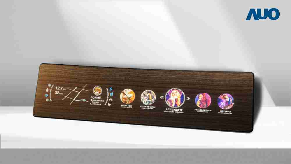 PG国际研发全球最高穿透度达80%的AmLED木纹显示器，，，可于使用时呈现高亮度、、、清晰可见的信息，，，，并在不使用时回归为单纯的饰板，，，节能兼具美观